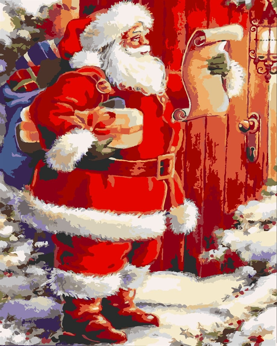 Sayılarla Boyama Seti - Noel Baba