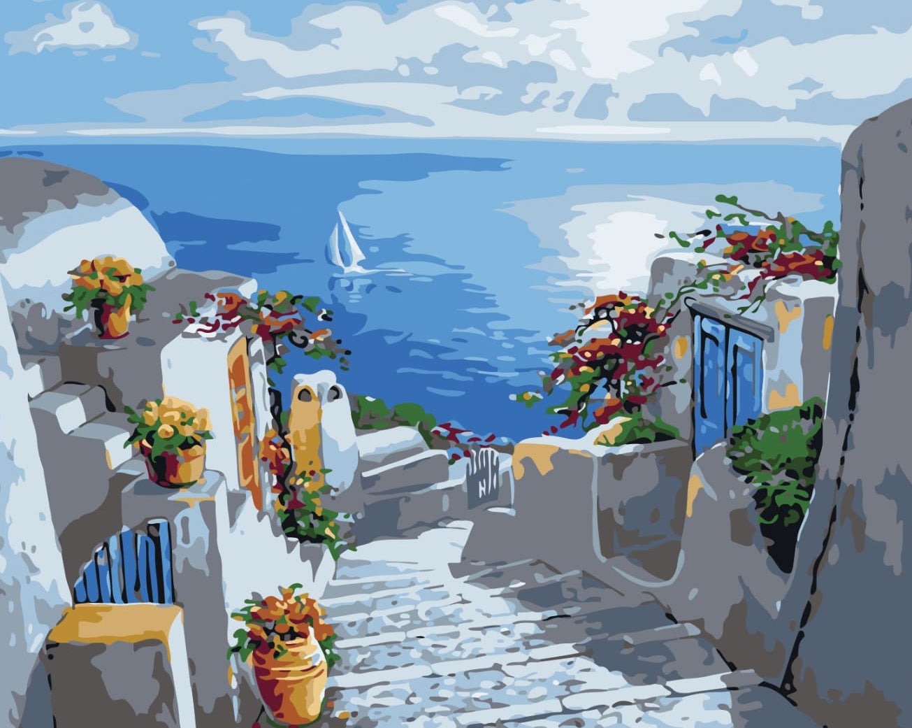 Sayılarla Boyama Seti - Bodrum