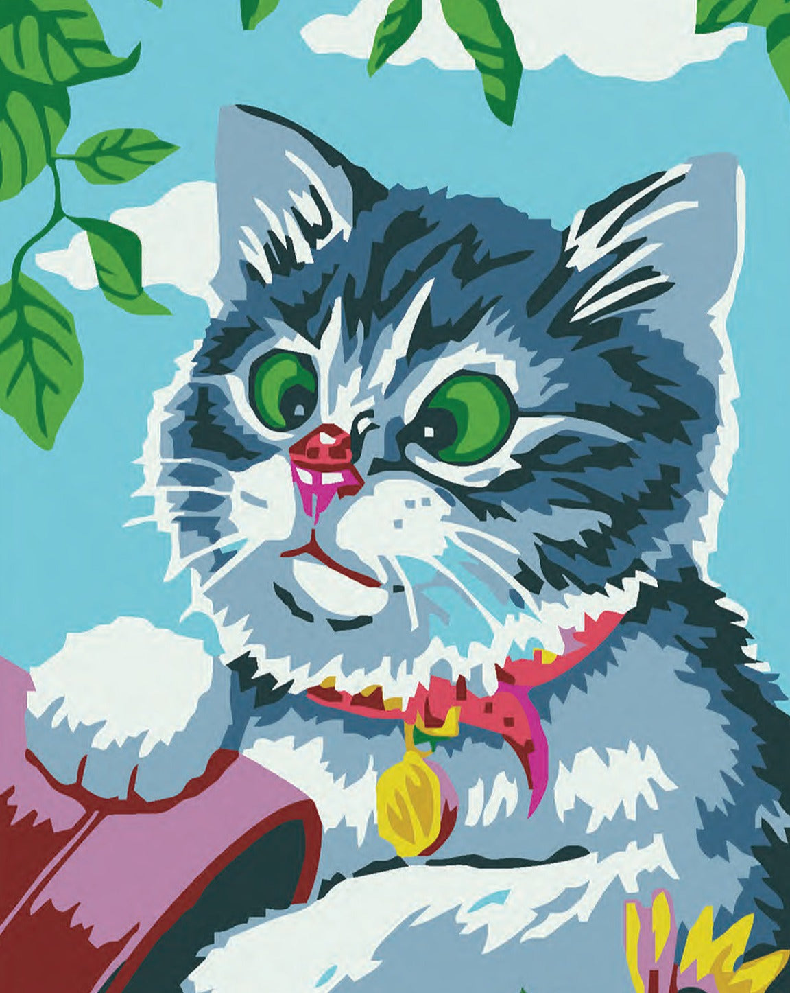 Sayılarla Boyama Seti - Maviş Kedi