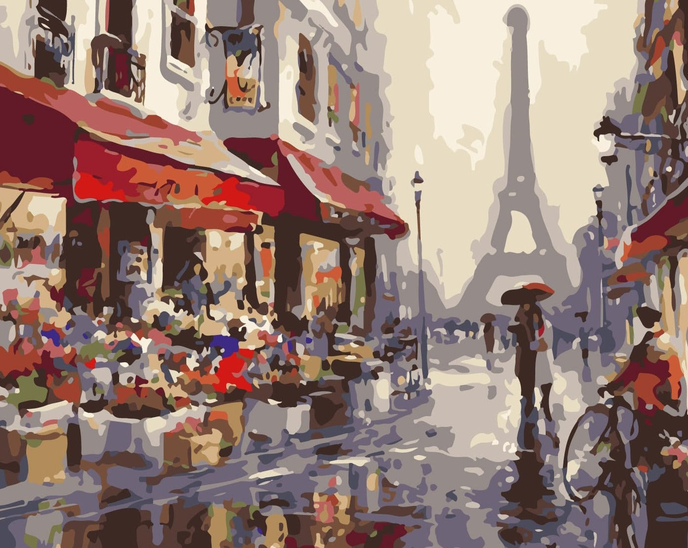 Sayılarla Boyama Seti - Paris