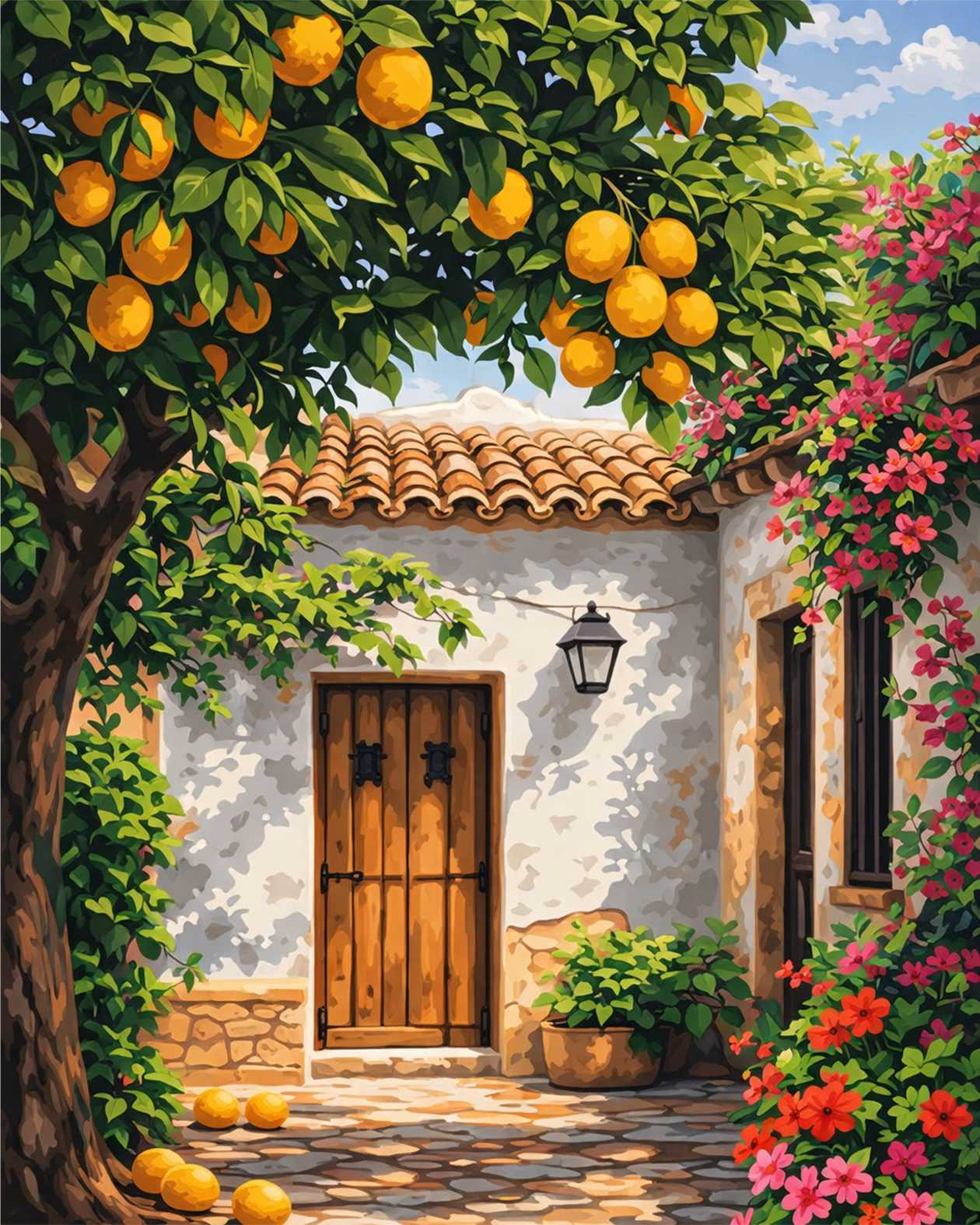 Sayılarla Boyama Seti - Limon Bahçesi