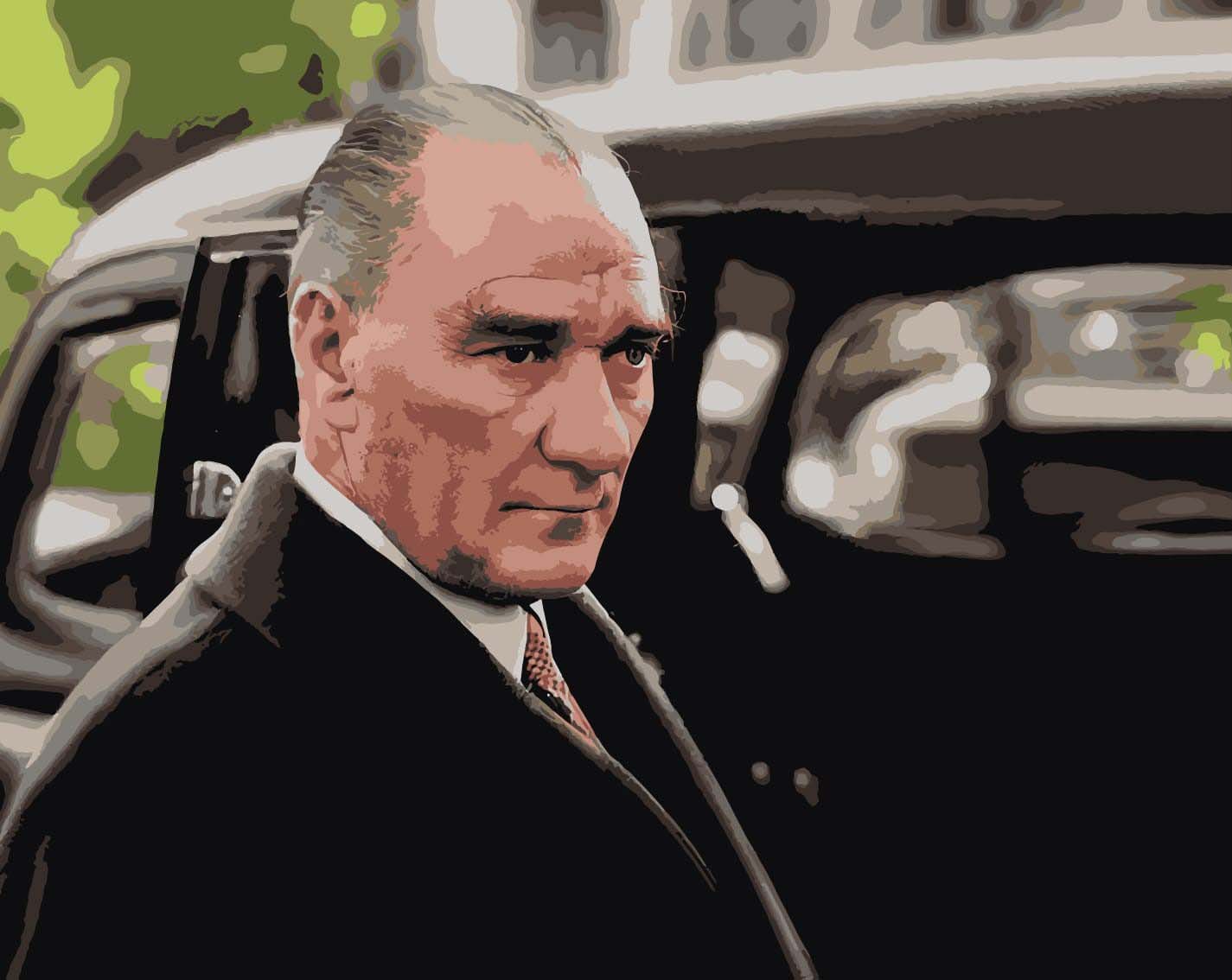 Sayılarla Boyama Seti -  Gazi Mustafa Kemal Atatürk