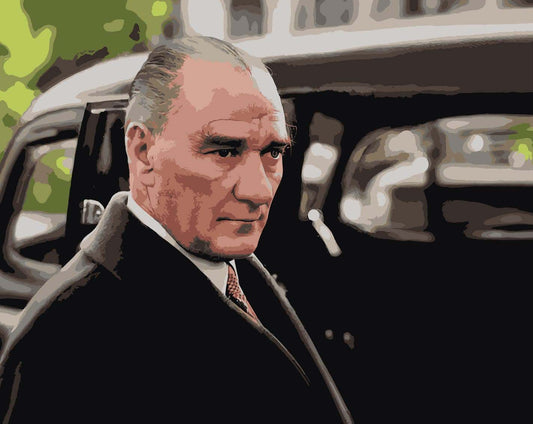 Sayılarla Boyama Seti -  Gazi Mustafa Kemal Atatürk