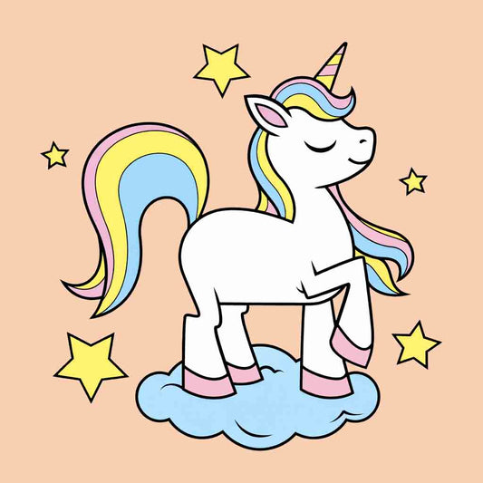 Sayılarla Boyama Seti -  Tek Boynuzlu