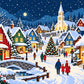 Sayılarla Boyama Seti - Masalsı Noel Köyü
