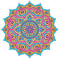 Sayılarla Boyama Seti -  Mandala 4