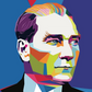 Sayılarla Boyama Seti -  Renkli Atatürk