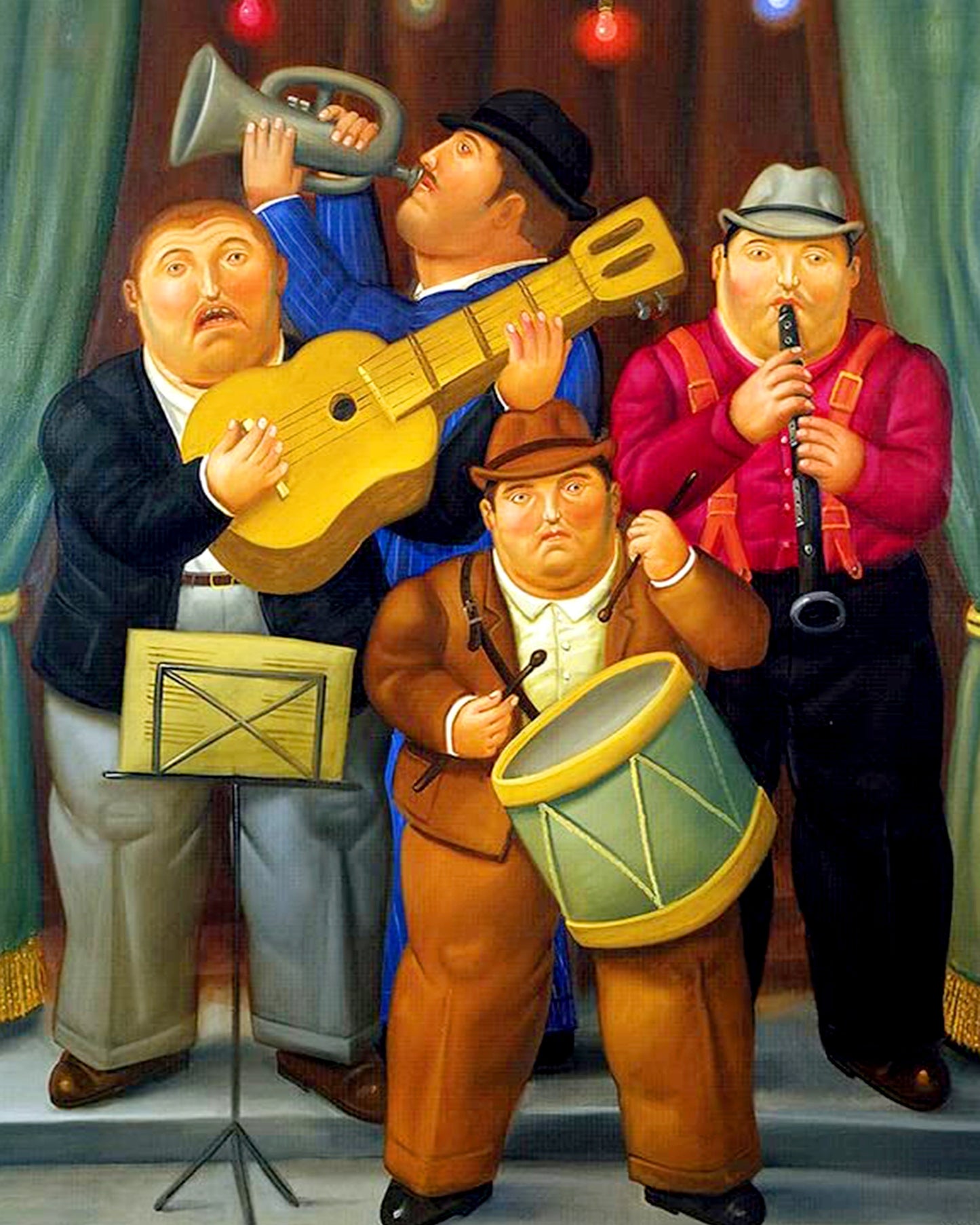 Sayılarla Boyama Seti -  Fernando Botero - The Orchestra