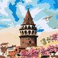 Sayılarla Boyama Seti -  Galata Kulesi